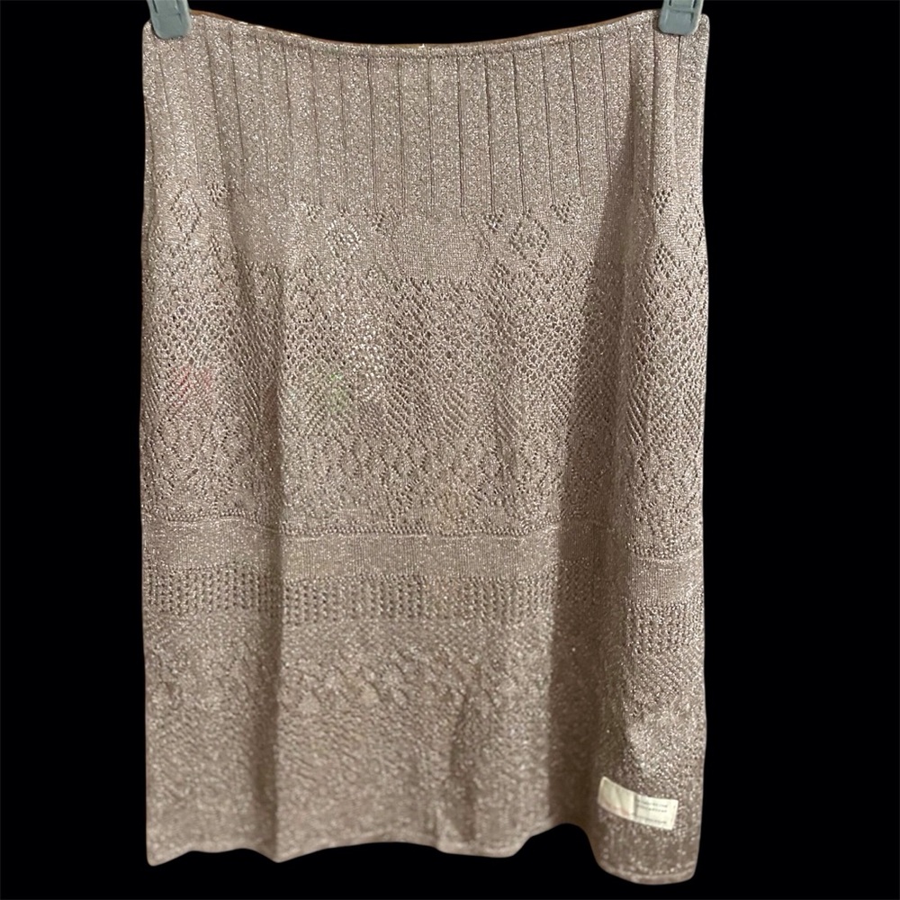 Gilded knit skirt by Swedish designer Odd Molly